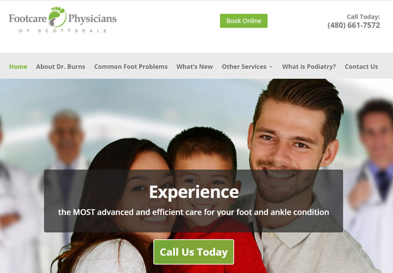 Web Design Portfolio Medical AZ Foot Doctors Web Design Portfolio Medical AZ Foot Doctors