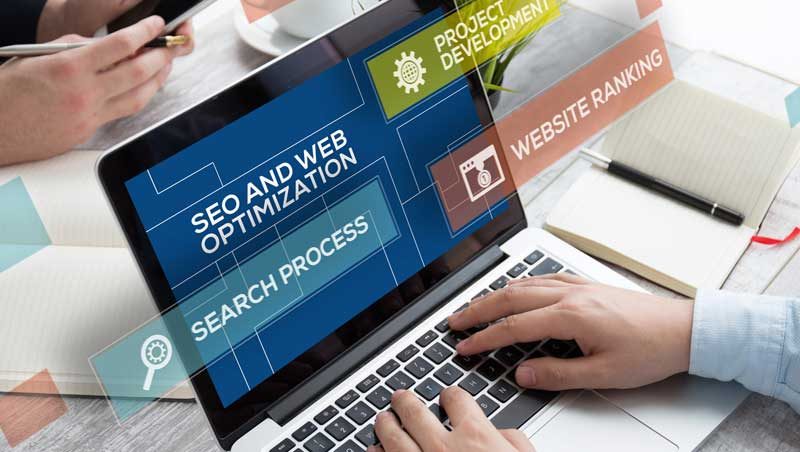 seo and web optimization graphic
