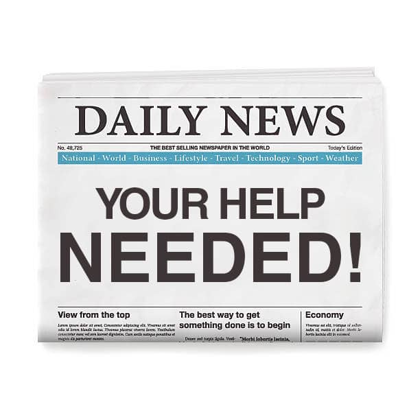 daily news newspaper graphic