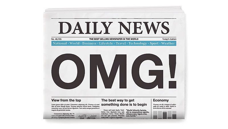 omg2 daily news newspaper graphic
