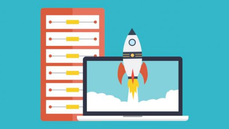 Project Hosting project hosting rocket graphic