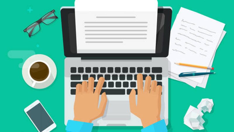 quality-writing-featured quality writing typing on computer