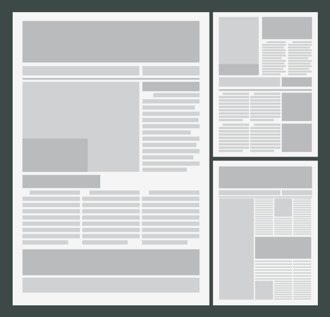 newspaper graphic