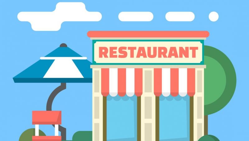 vector-flat-restaurant restaurant cartoon graphic