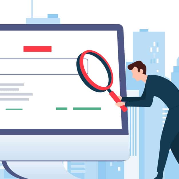 cartoon of search bar
