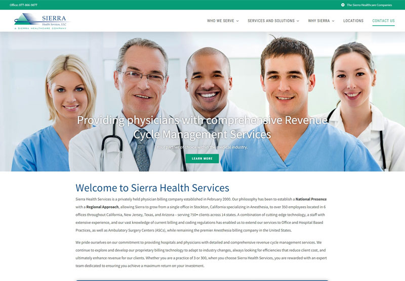 portfolio-sierra-browser Sierra health services desktop sample