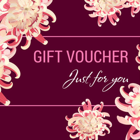 just for you gift voucher